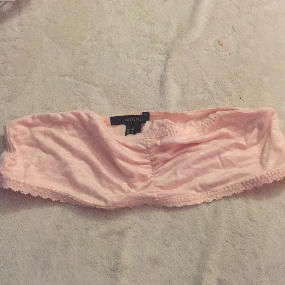 strapless sz M rayon bra